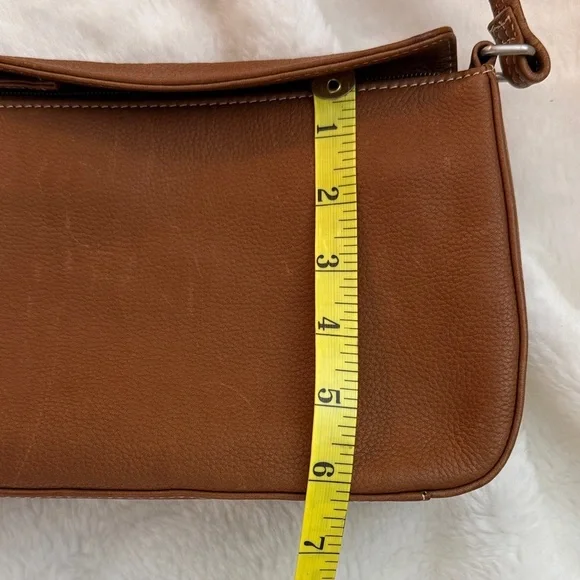 Tignanello Brown Leather Crossbody Bag - Picture 11 of 13